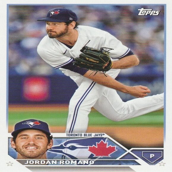 Jordan Romano - 2023 Topps Toronto Blue Jays MLB Series Card - Card Number TOR-8 - Picture 1 of 2